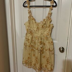 Floral Embroidered Dress